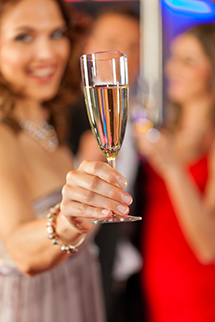 champagne bubbles